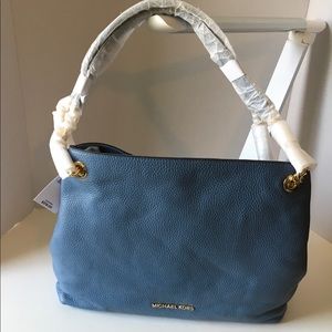 Michael Kors pebbled leather Jet Set Chain - New